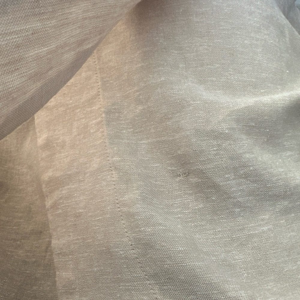 LOFT Linen Blend Petal Back Shell Split Back, Lar… - image 6